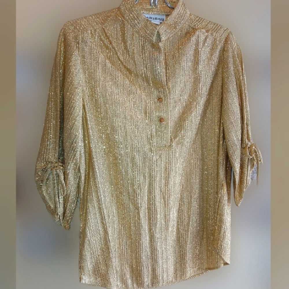 retro gold shirt